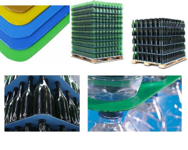 Plastic Layer Pads is the best solution in packing bottles and softdrinks on pallets