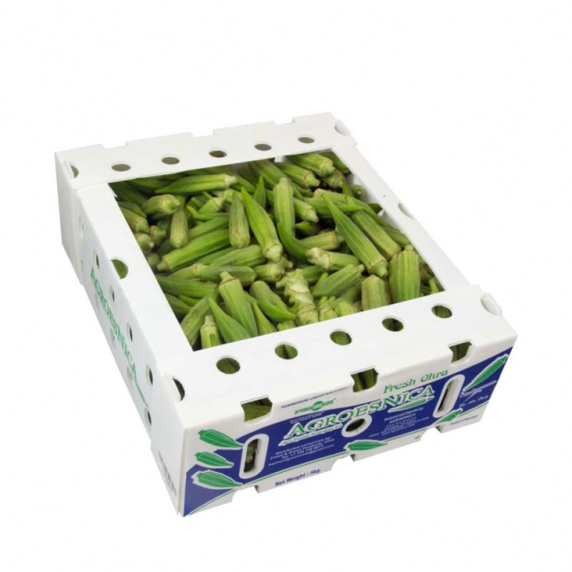 Polypropylene Coroplast Okra Packing Box