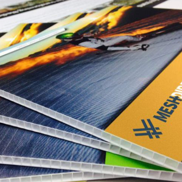 Polypropylene Material Corrugated Plastic Sheets for Printing Signs