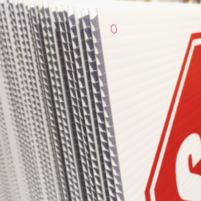 Printing Plastic Corrugated Yard Signs